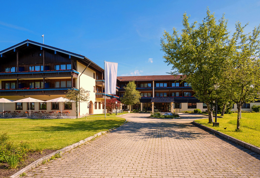 Außenansicht des Wiesgauer Alpenhotel