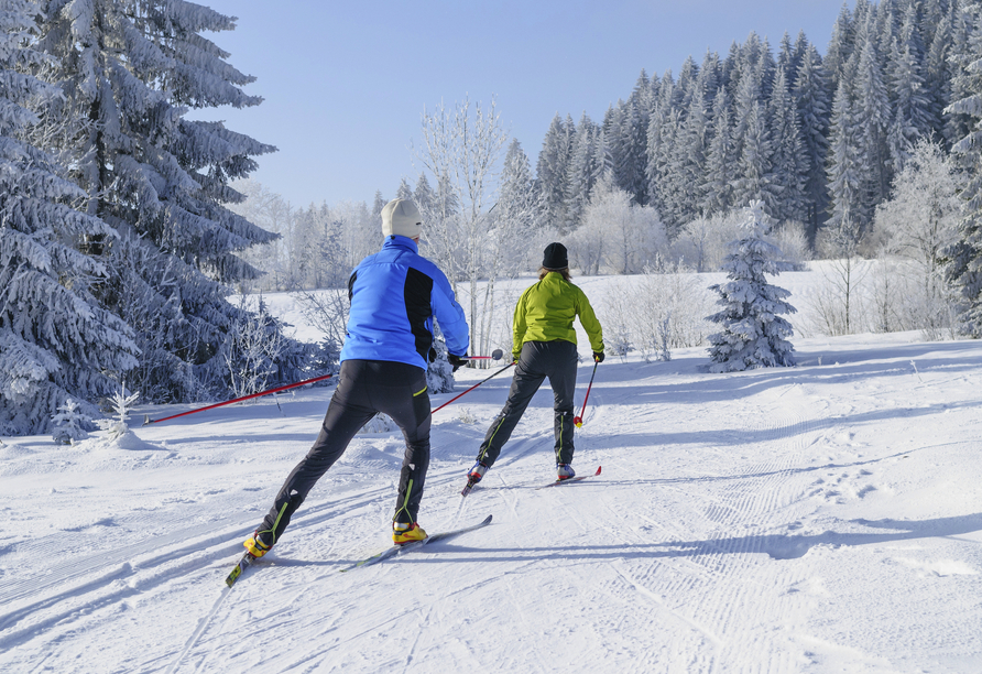 Rund um Masserberg erwartet Sie eine ca. 70 km lange Loipe.