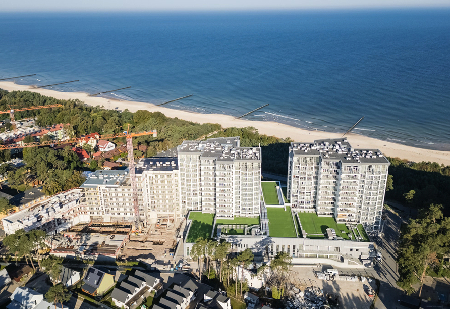 Das Porta Mare Active & Spa Resort punktet mit einer herrlichen Lage direkt am Meer.