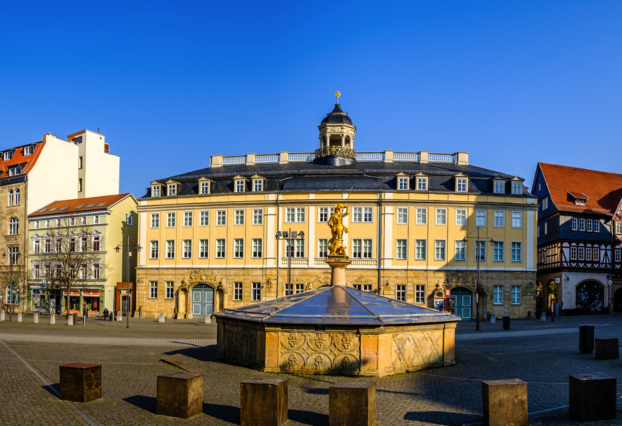 Die Altstadt von Eisenach ist bei Besuchern sehr beliebt.