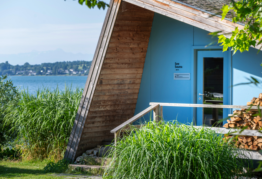 Die zauberhafte See Sauna in der Therme Überlingen