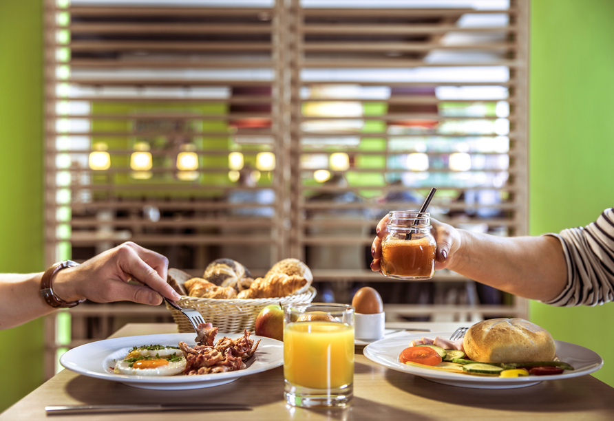 Wir wünschen guten Appetit.