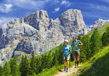 Traumhafte Wanderwege laden zum Erkunden der Bergwelt ein.