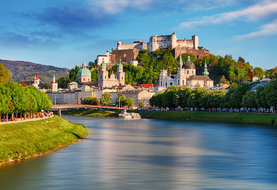 Ein Ausflug nach Salzburg ist lohnenswert.