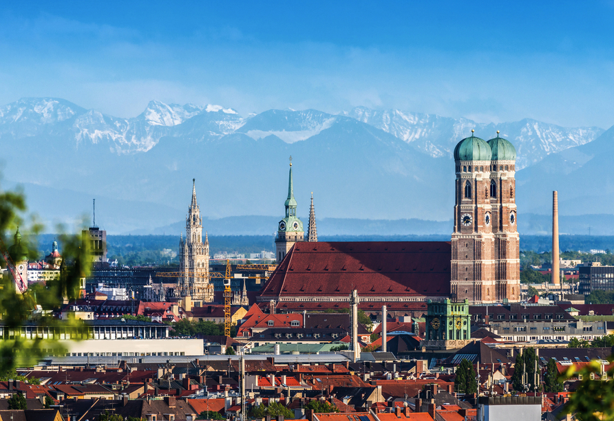 Ihre Radrundreise starten Sie von München aus, der Landeshauptstadt Bayerns.