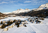 Luftansicht Ihres Ferienortes Sils Maria