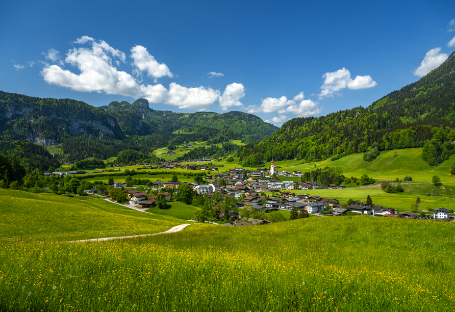 Malerisches Unken in Österreich