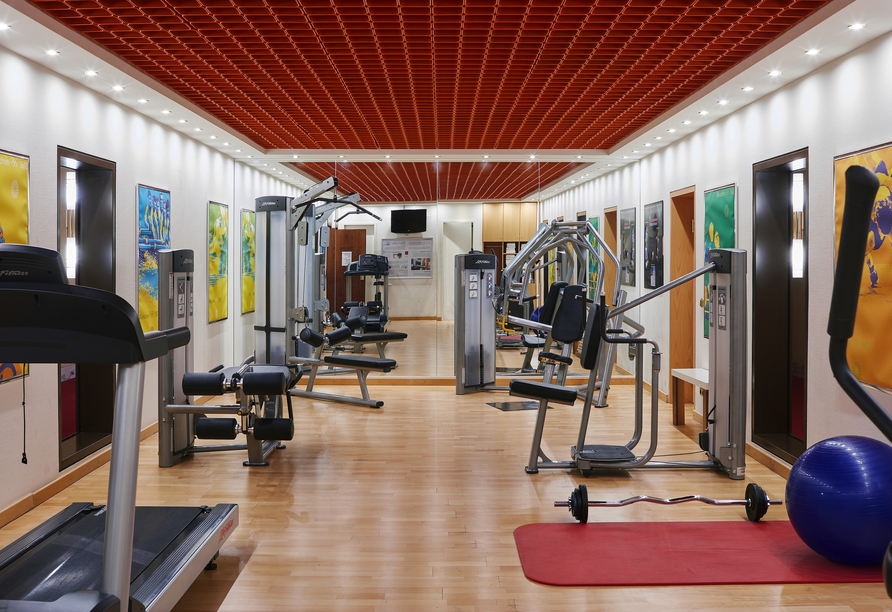 Fitnessraum des Living Hotels Kanzler in Bonn