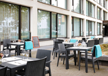 Terrasse des Living Hotels Kanzler in Bonn