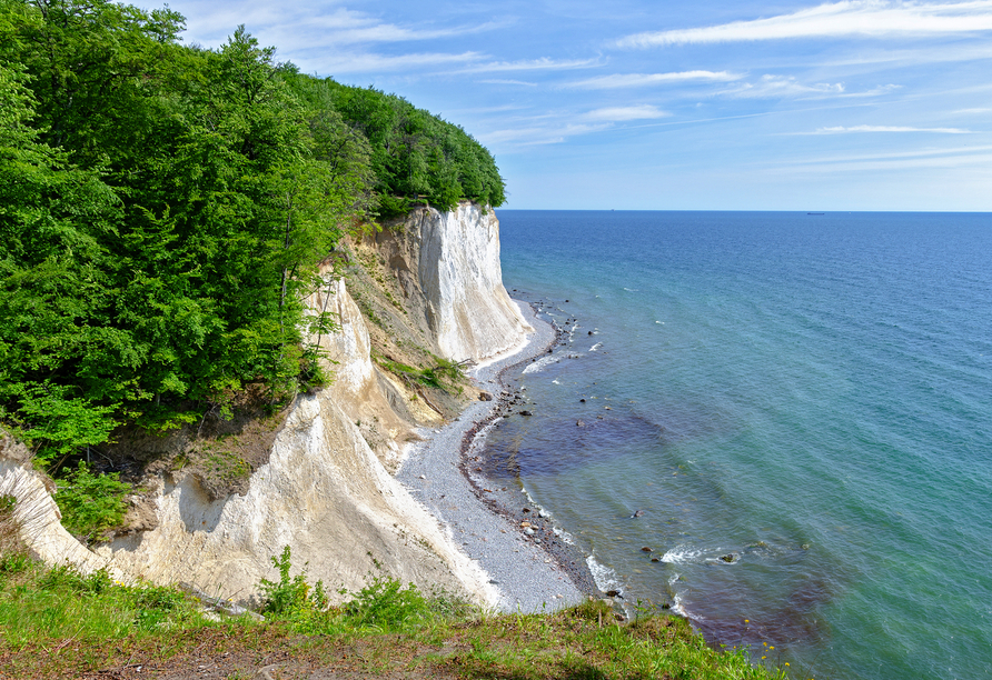 Die berühmten Kreidefelsen von Rügen 