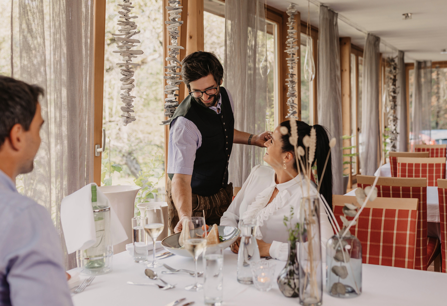 Zuvorkommender Service im Naturhotel Schütterbad 