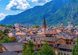 Blick über die Altstadt von Trient