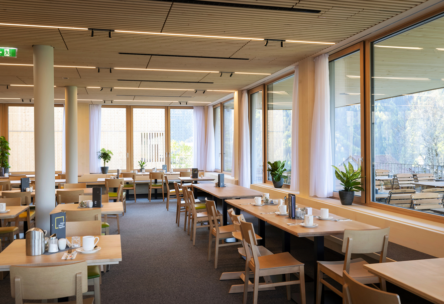 Das Restaurant des JUFA Hotels Laterns