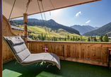 Von Ihrem Balkon aus haben Sie einen wundervollen Blick auf die majestätische Berglandschaft Österreichs.