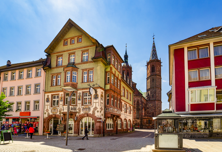 Schlendern Sie durch die Straßen von Villingen-Schwenningen.