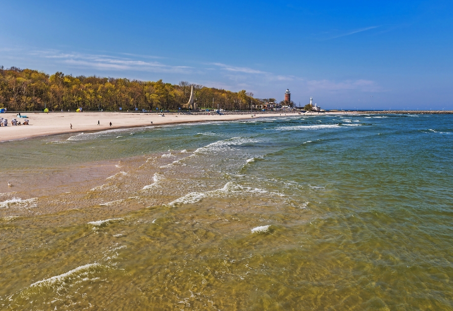 Verbringen Sie schöne Tage an der Polnischen Ostsee in Kolberg.